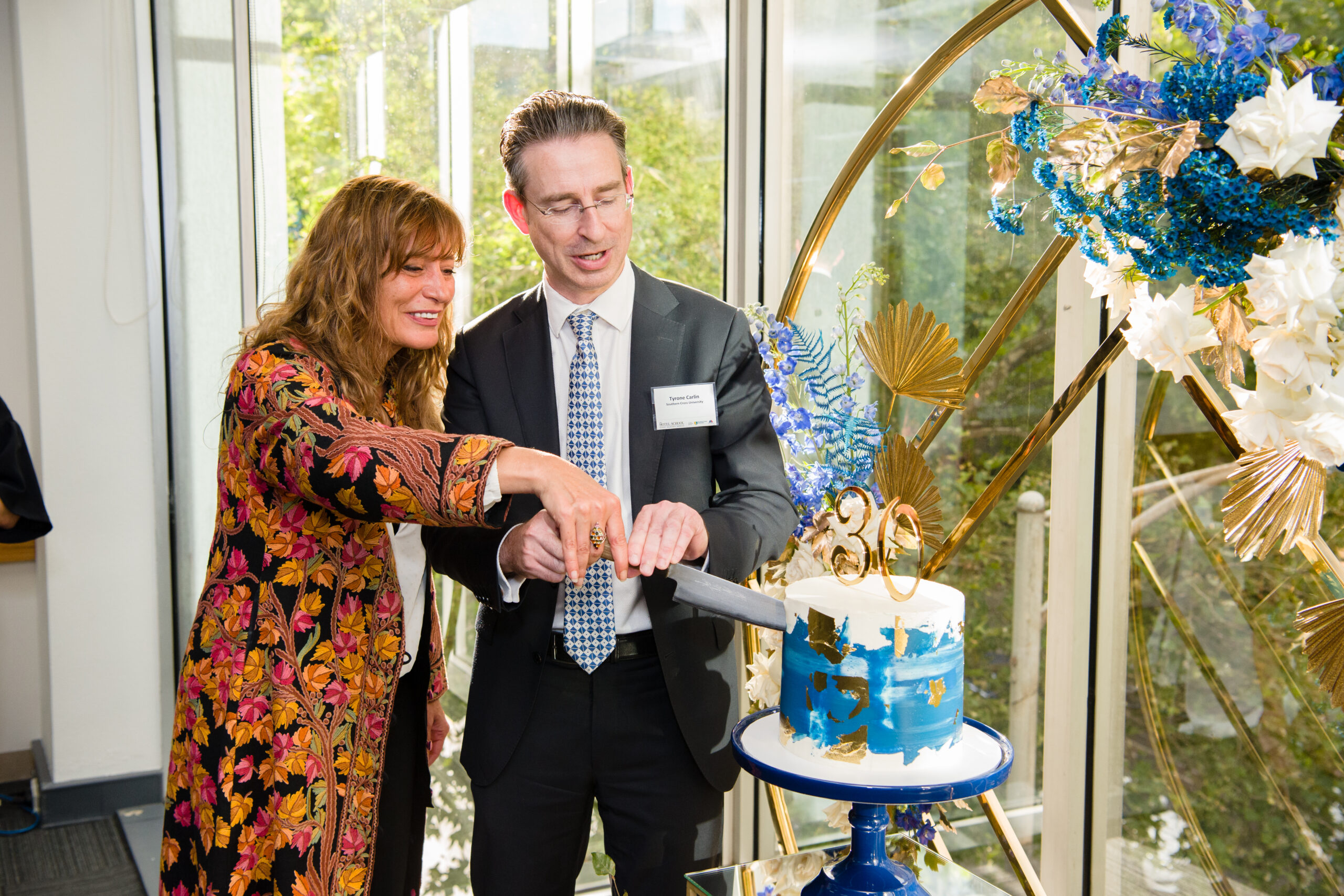 The Hotel School 30th Anniversary Event Cake Cutting