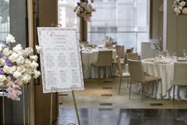 oriana's christening event styling