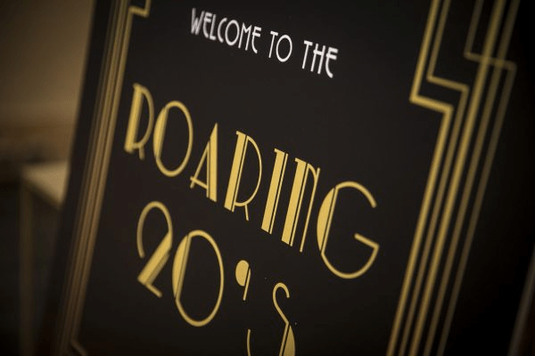 event styling roaring 20s