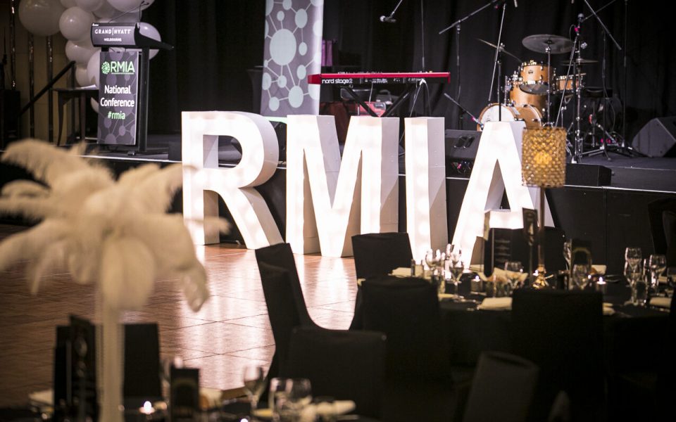 RMIA corporate event styling